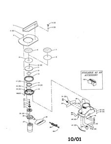 Part Location Diagram of 1350291 Delta Nut 3/8-16