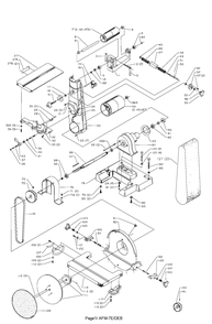 Delta 31-731a Diagram and Parts List for 31-731A  Delta Sander Grinder