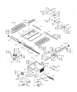 Delta 36-325c Diagram and Parts List for 36-325C  Delta Saw