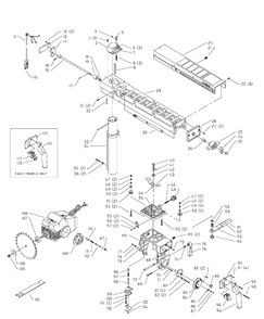 Delta 33-990 Diagram and Parts List for 33-990  Delta Saw