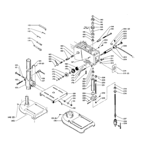 Delta Dp7 Diagram and Parts List for DP7  Delta Drill Press