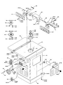 Delta 43-381 Diagram and Parts List for 43-381  Delta Shaper