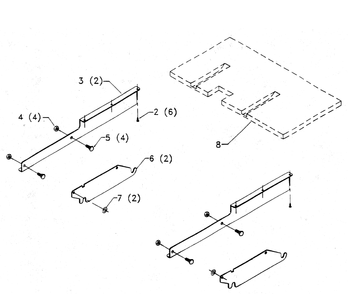 Fig-0 Diagram and Parts List for 50-391  Delta Table Saw Accessories