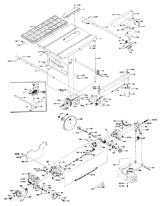 Delta 34-341 Diagram and Parts List for 34-341  Delta Saw