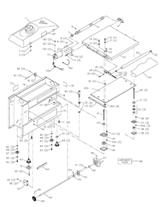 Delta 31-252 Diagram and Parts List for 31-252  Delta Sander Grinder
