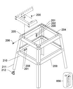 Delta 32-325 Type-2 Diagram and Parts List for 32-325 Type-2 Delta Drill Press