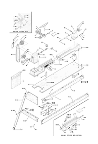 Delta 46-140 Diagram and Parts List for 46-140  Delta Lathe