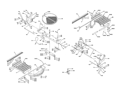Fig-0 Diagram and Parts List for 33-150 Above Type 1 Delta Saw