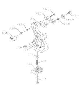 Delta 46-469 Diagram and Parts List for 46-469  Delta Lathe