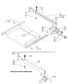 Delta 28-843 Diagram and Parts List for 28-843  Delta Saw