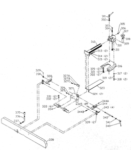 Delta 37-360 Type-1 Diagram and Parts List for 37-360 Type-1 Delta Planer Jointer