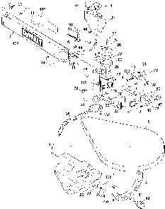 Exploded Diagram B Diagram and Parts List for DW788BL Type 1 Delta Scroll Saw