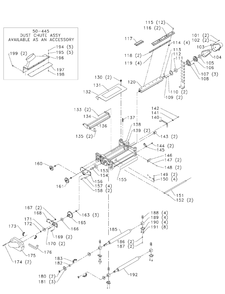 Delta Tp400ls Diagram and Parts List for TP400LS  Delta Planer Jointer
