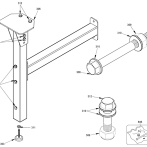 Diagram Diagram and Parts List for 46-464  Delta Lathe
