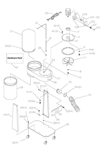 Delta Ap400 Diagram and Parts List for AP400  Delta Dust Collector
