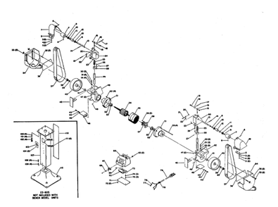 Delta 23-905 Diagram and Parts List for 23-905  Delta Bench Grinder