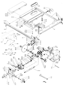 Delta 34-600 Diagram and Parts List for 34-600  Delta Saw