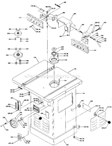 Page B Diagram and Parts List for 43-373 Type 1 Delta Shaper