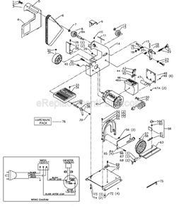 Page A Diagram and Parts List for SA150 Type 1 Delta Sanding Table