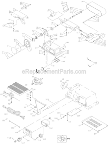 Page A Diagram and Parts List for SM500 Type 1 Delta Sander Polisher