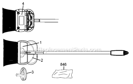 Part Location Diagram of 598827-00 DeWALT Baseplate
