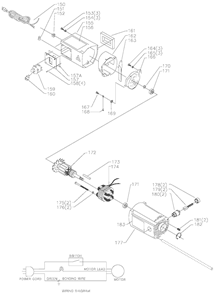 Page B Diagram and Parts List for TP305  Delta Planer Jointer
