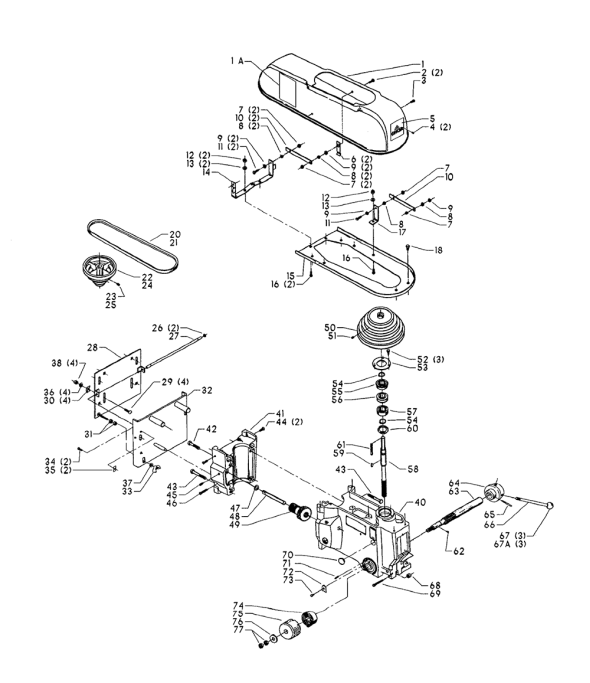 Delta Dp10c Diagram and Parts List for DP10C  Delta Drill Press