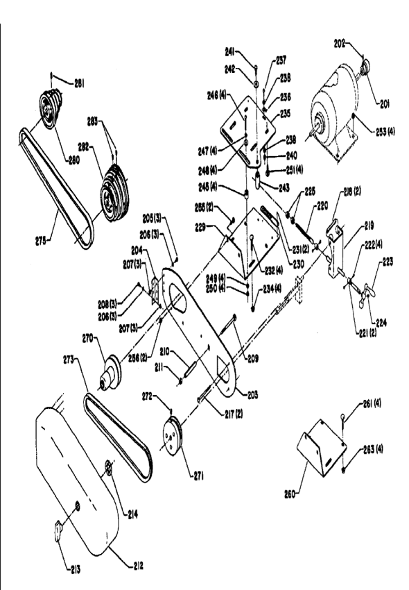 Delta 40-406 Diagram and Parts List for 40-406  Delta Saw