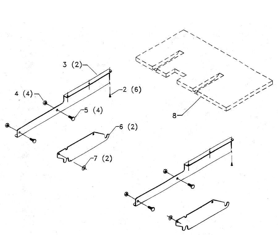 Fig-0 Diagram and Parts List for 50-391  Delta Table Saw Accessories