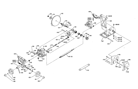 Delta Cs4l Diagram and Parts List for CS4L  Delta Saw