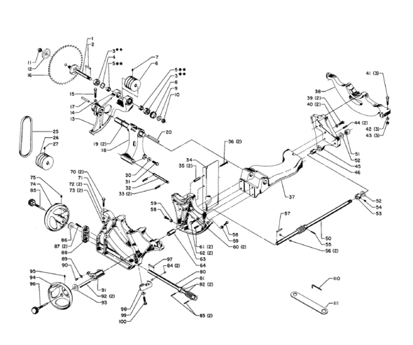 Delta 34-775 Diagram and Parts List for 34-775  Delta Saw