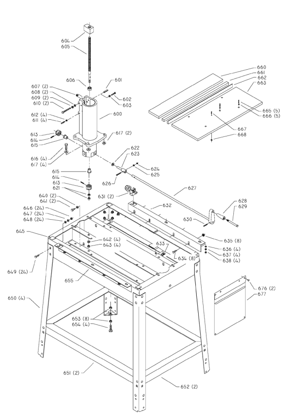 Delta 33-990 Diagram and Parts List for 33-990  Delta Saw