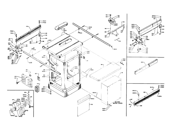Delta 34-421 Diagram and Parts List for 34-421  Delta Saw