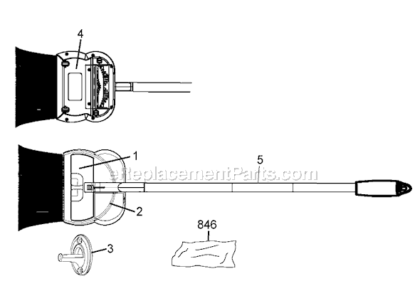 Page A Diagram and Parts List for SNC100B Type 1 Delta Dust Collector