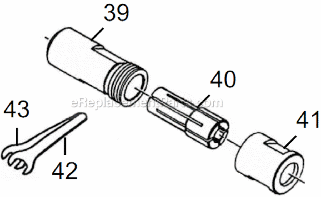 Page B Diagram and Parts List for 12L1093-01  Dotco Sander Polisher