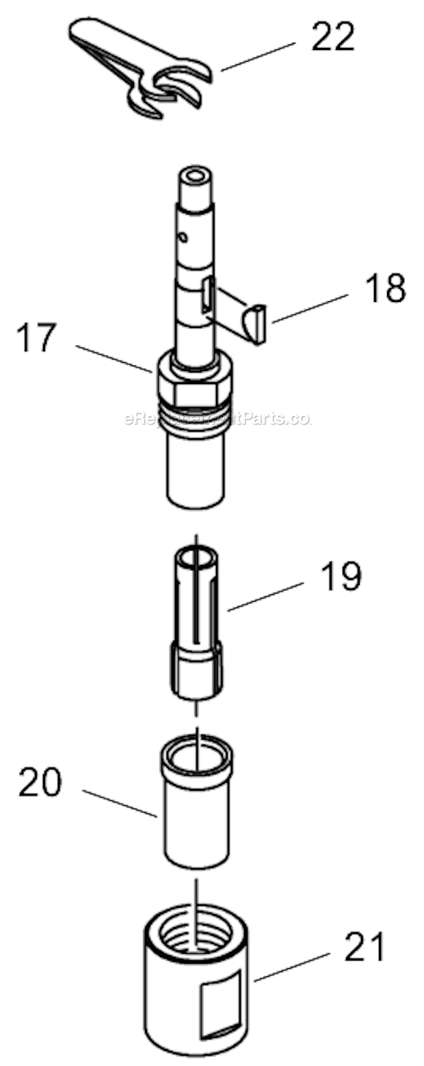 Page C Diagram and Parts List for 12L1280-36  Dotco Angle Grinder