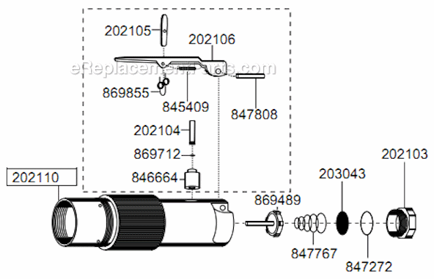 Page C Diagram and Parts List for 136GEL-240-C4  Dotco Angle Grinder