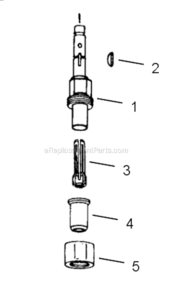 Page B Diagram and Parts List for 10L2778-36  Dotco Angle Grinder