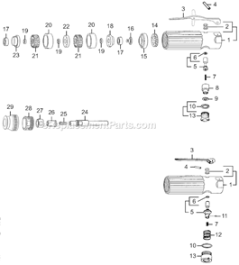Part Location Diagram of 4293 Dotco Filter Disc