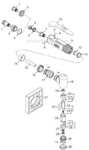Part Location Diagram of 01-2520 Cleco Diffuser