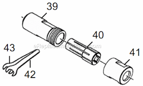 Part Location Diagram of 14-0812 Dotco Wrench-3/4"