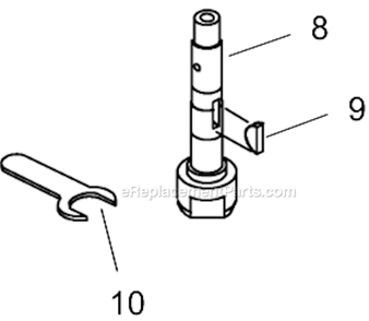 Page D Diagram and Parts List for 12L1200-32  Dotco Angle Grinder