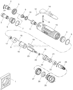 Part Location Diagram of 01-1025 Dotco Seal