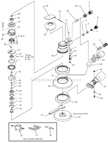 Part Location Diagram of 70418800 Dotco Valve Seat