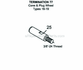 Page B Diagram and Parts List for 12L2500-77  Dotco Angle Grinder