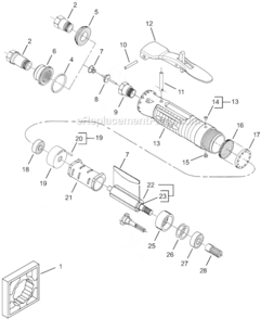 Part Location Diagram of 7658 Dotco Rotor