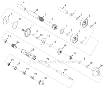 Part Location Diagram of 01-9159 Dotco Pin