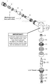 Page C Diagram and Parts List for 12S2749-01  Dotco Saw