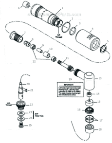 Part Location Diagram of 02-2242 Dotco Spacer