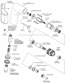 Part Location Diagram of 1017579 Cleco Cynlinder